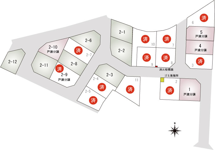 分譲区画図