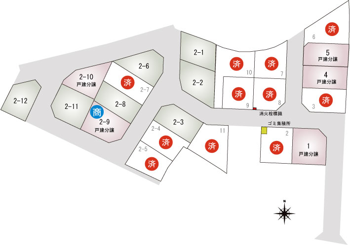 分譲区画図