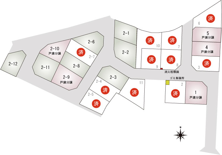 分譲区画図