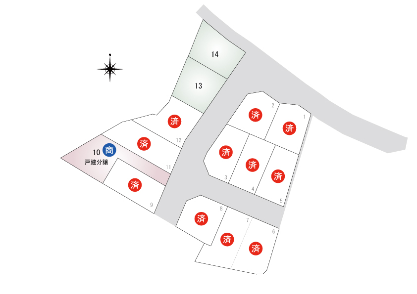 分譲区画図
