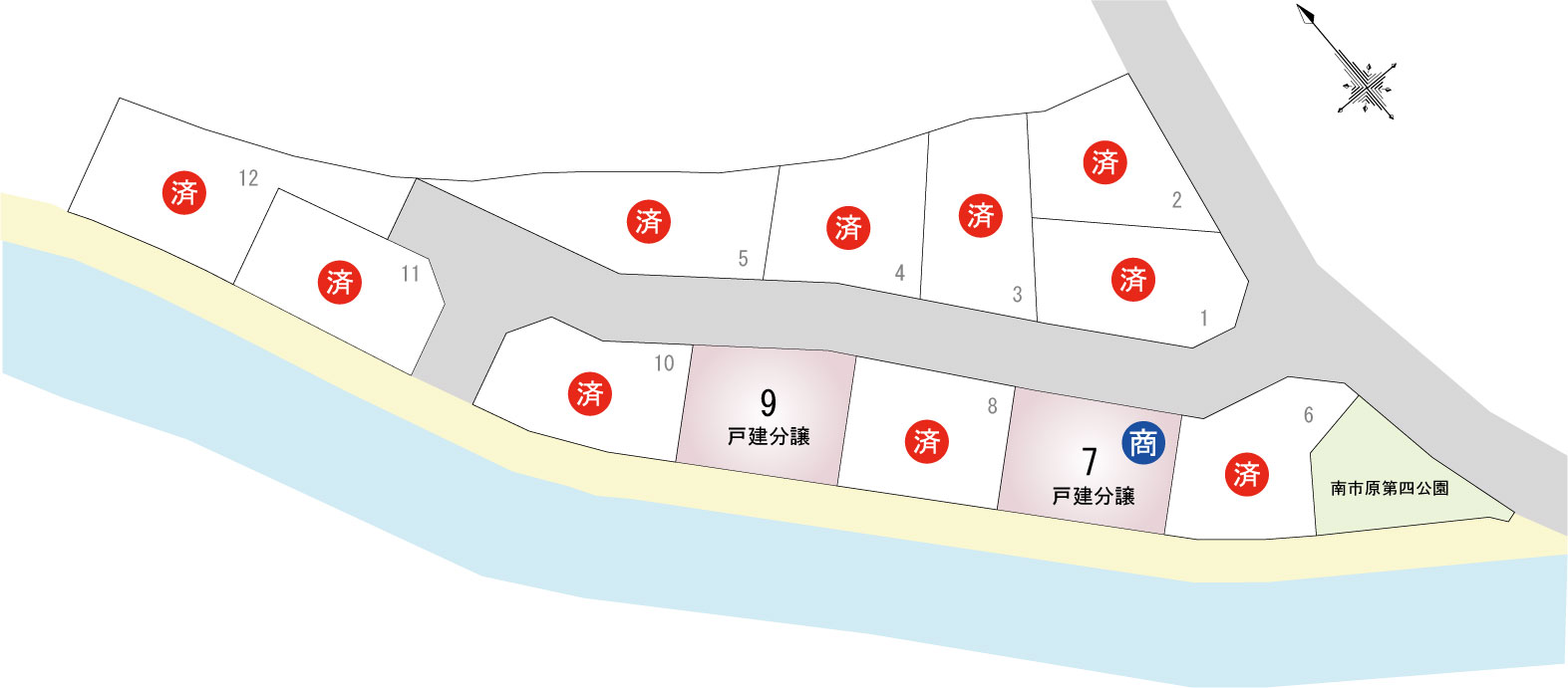 分譲区画図