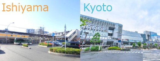 京阪バス停まで徒歩4分。JRと京阪の２Wayで、通勤・通学・都心へも好アクセス。