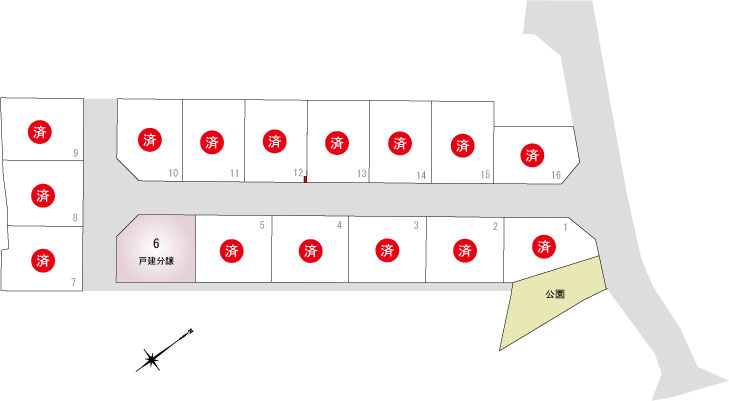分譲区画図