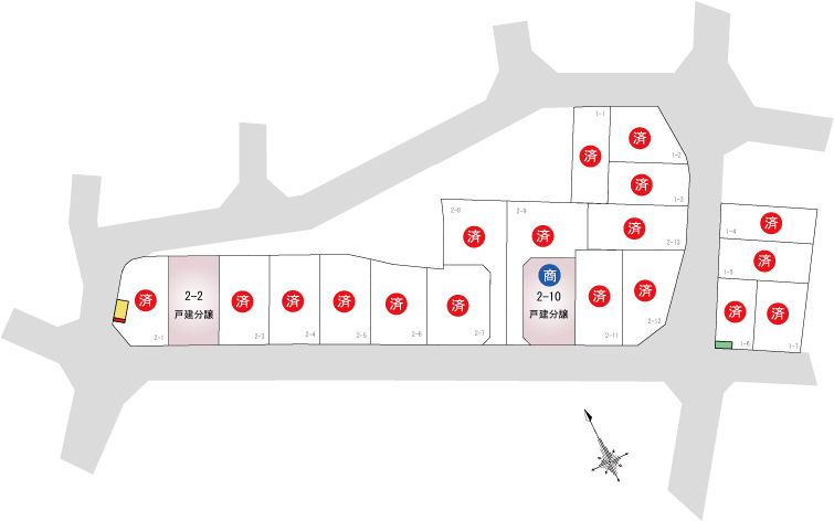 分譲区画図