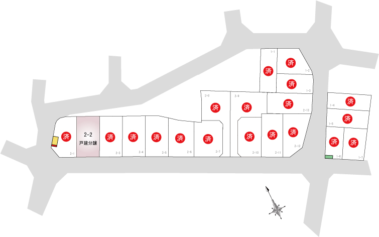 分譲区画図
