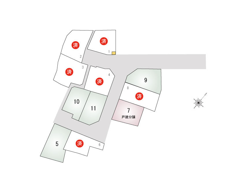 分譲区画図