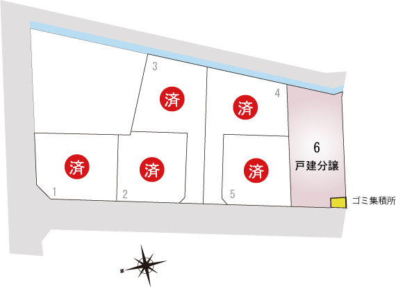 分譲区画図
