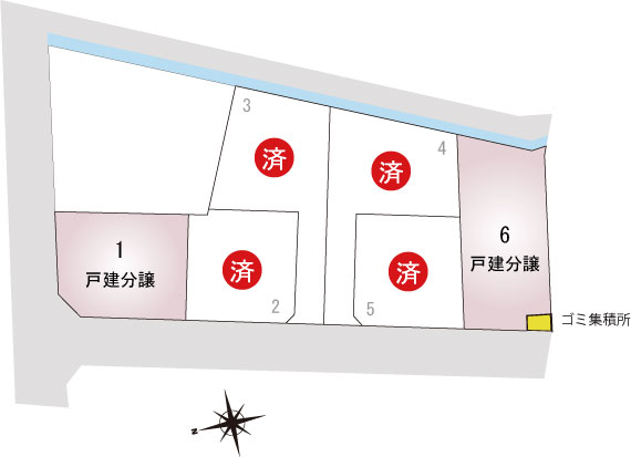 分譲区画図