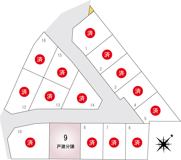分譲区画図