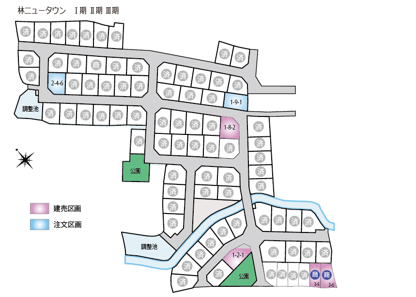 分譲区画図