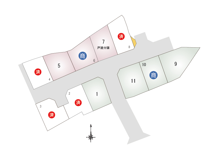 分譲区画図