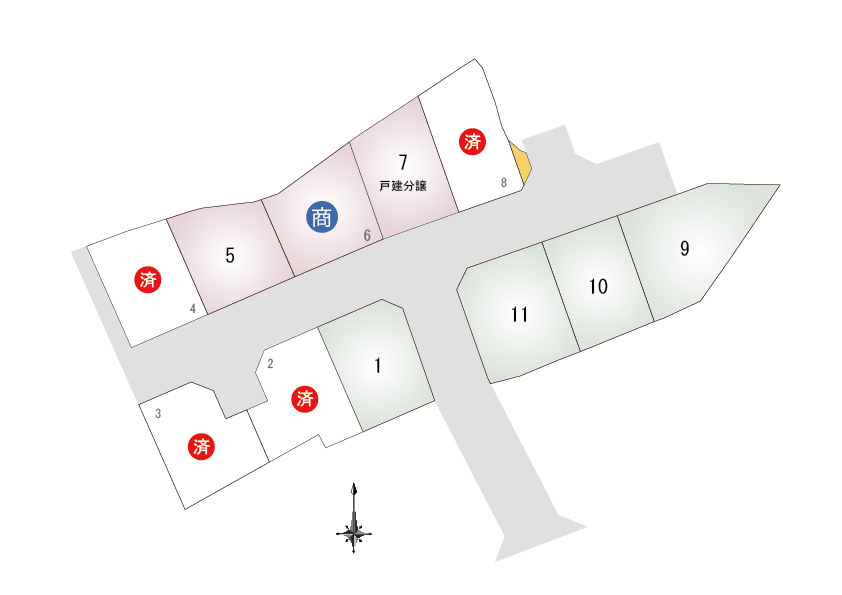 分譲区画図