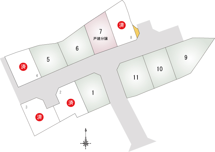 分譲区画図
