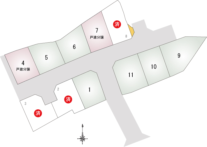 分譲区画図