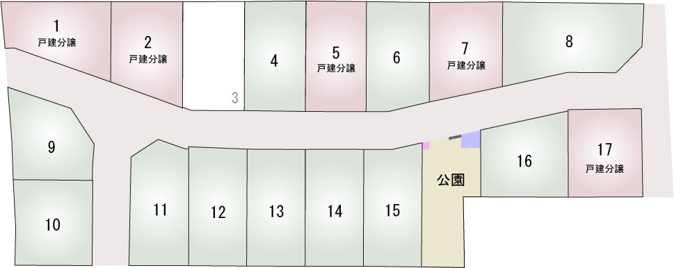 分譲区画図